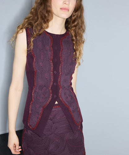 Embellished Vest