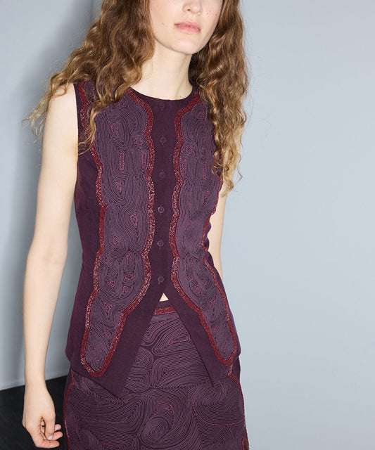 Embellished Vest