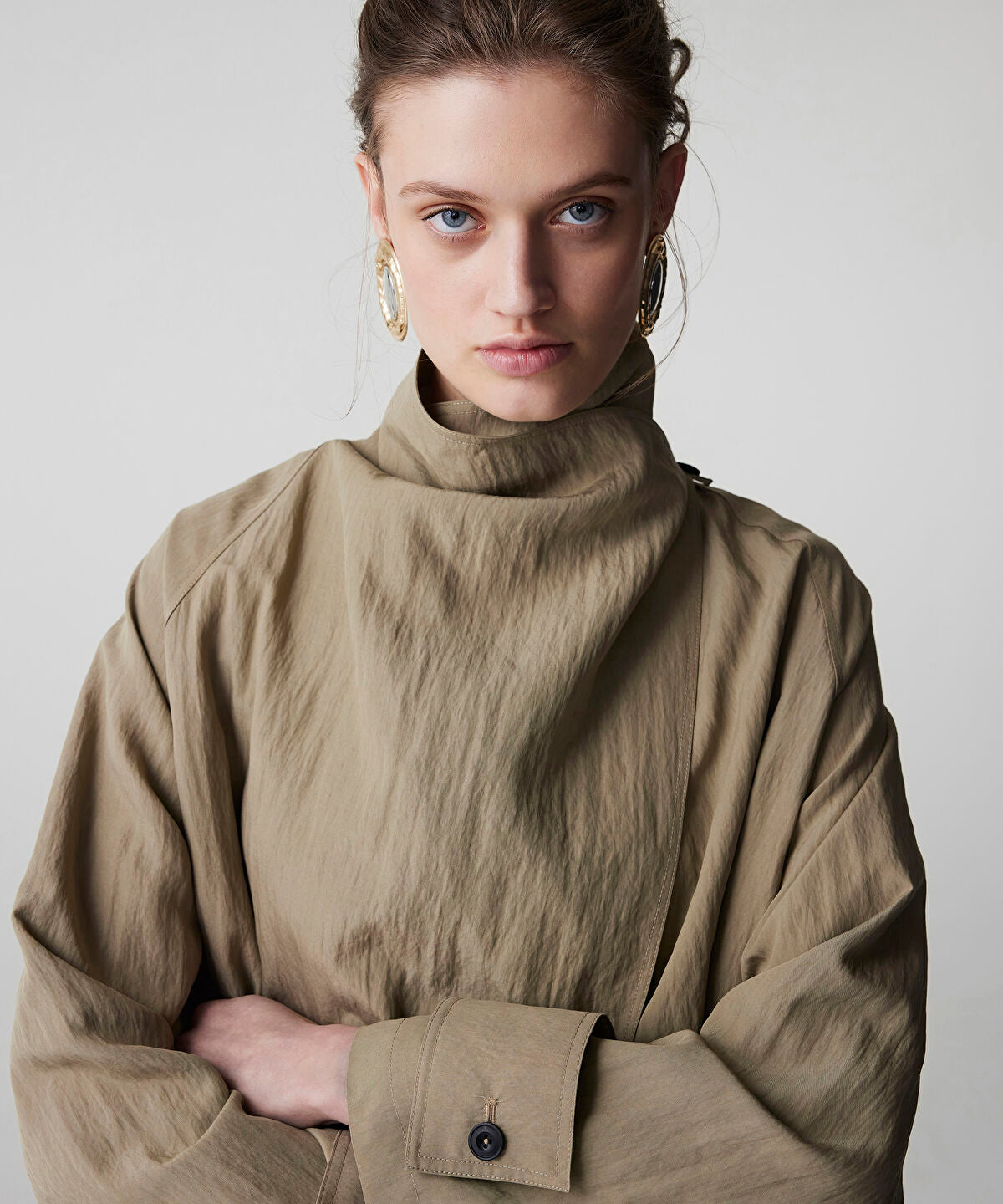 Zoomed Belted Technical Coat