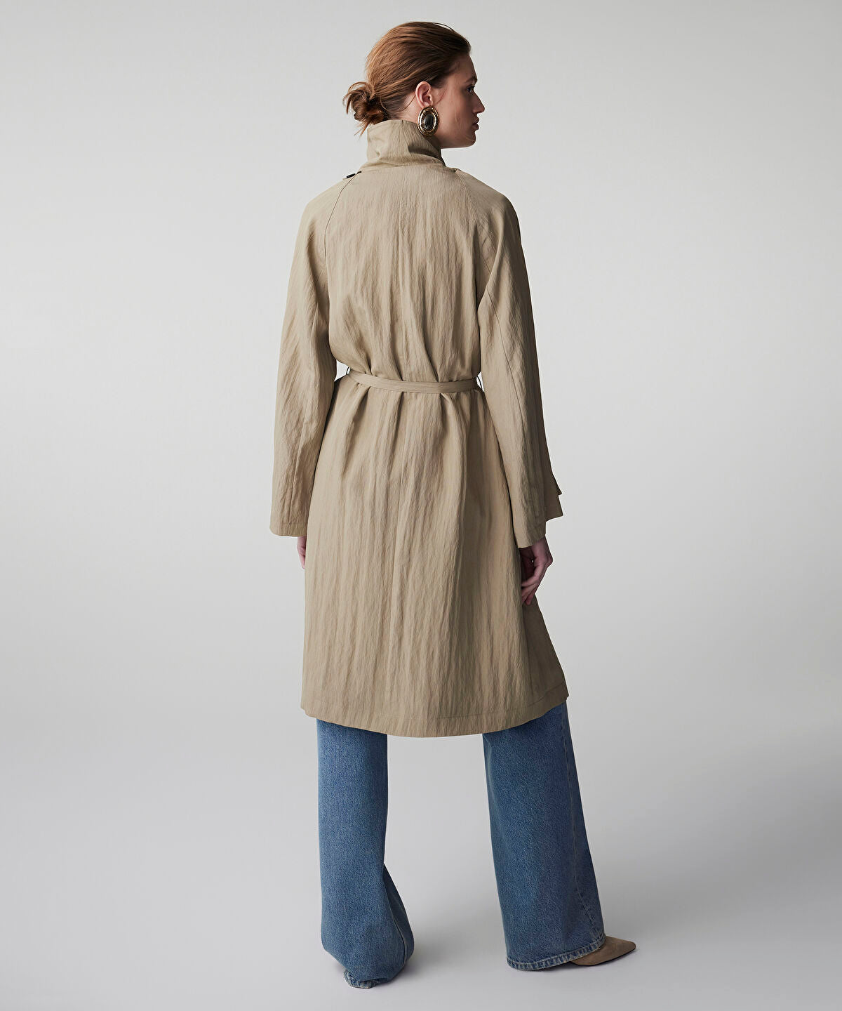 Zoomed Belted Technical Coat