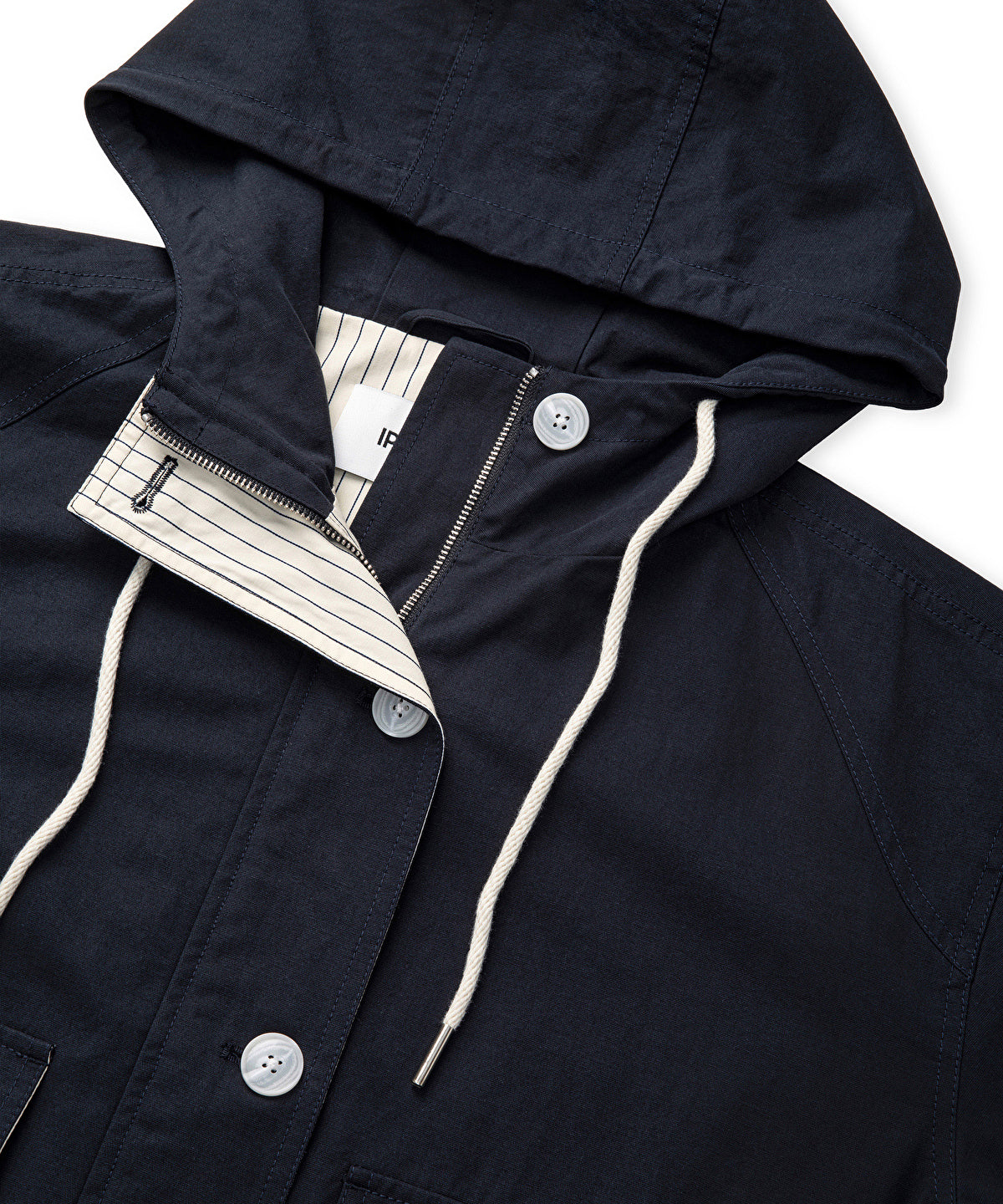 Zoomed Hooded Coat with Large Pockets