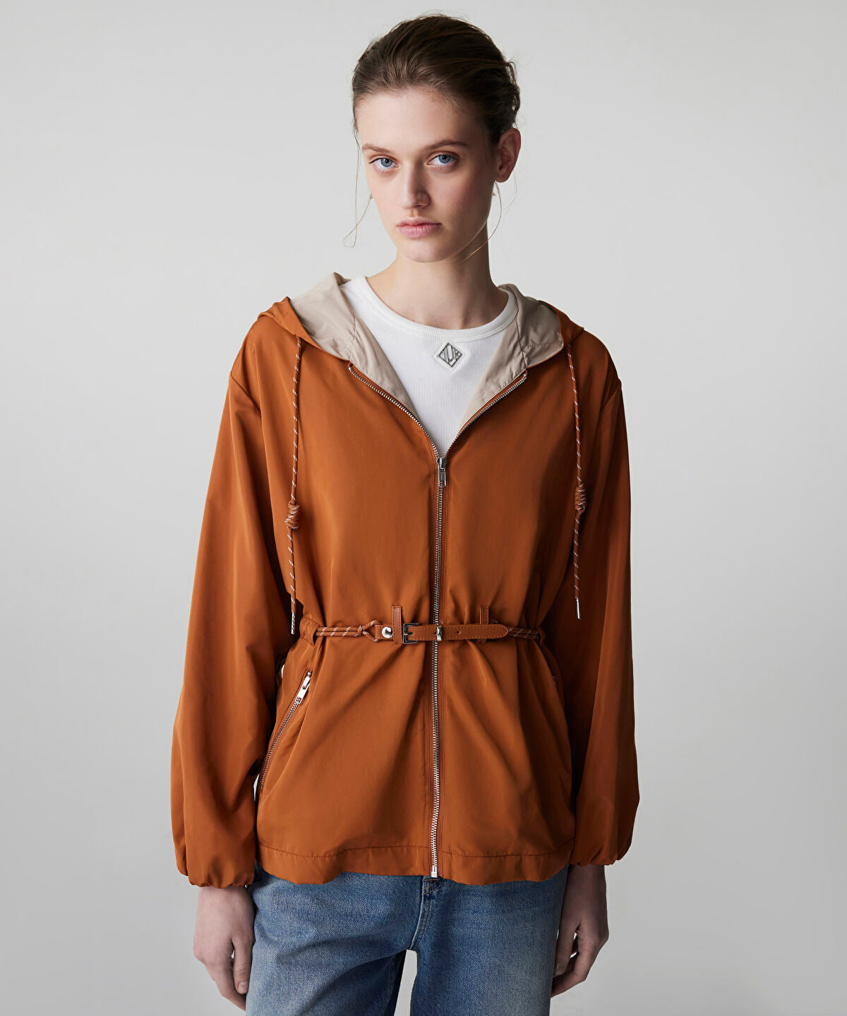 Technical Coat with Belt