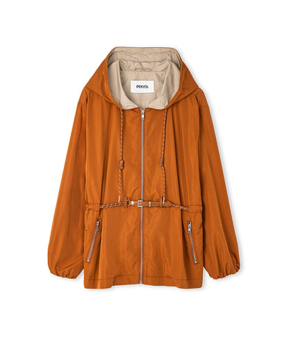 Technical Coat with Belt