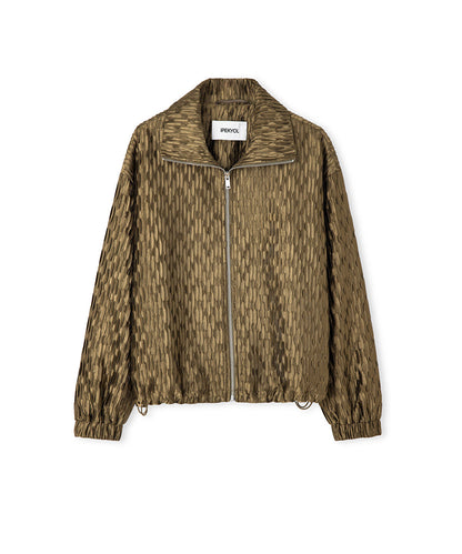 Textured Bomber Coat