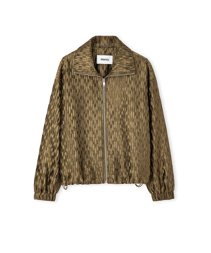 Textured Bomber Coat