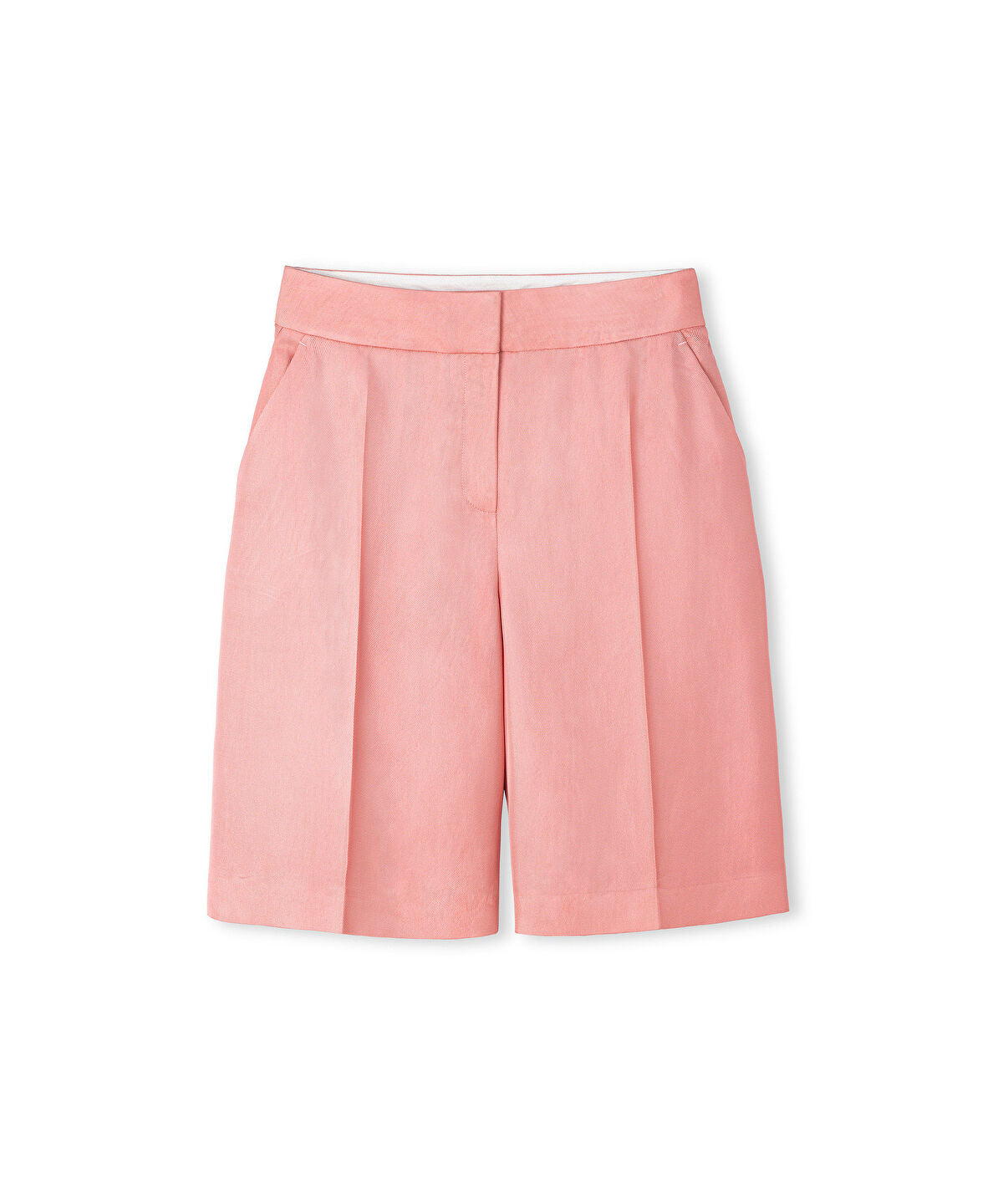 Zoomed Viscose Bermuda Shorts