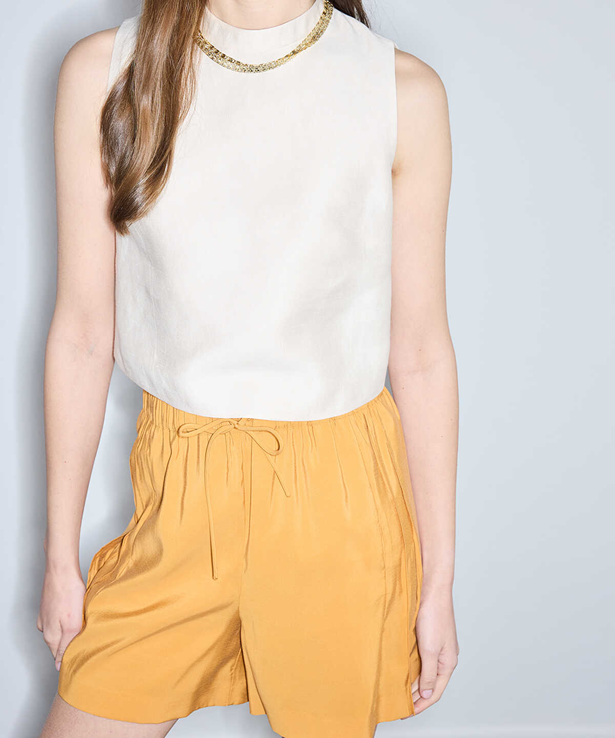 Tie-Waist Shorts