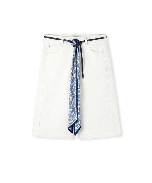 Belted Bermuda Shorts
