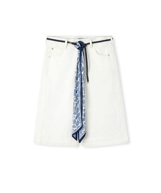Belted Bermuda Shorts