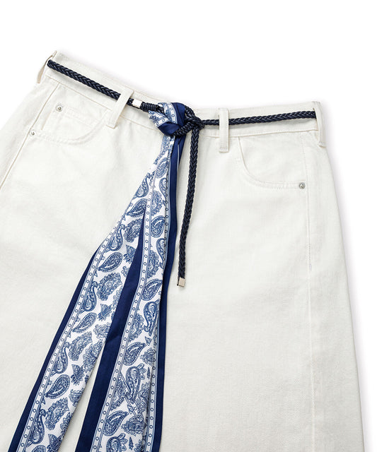 Belted Bermuda Shorts