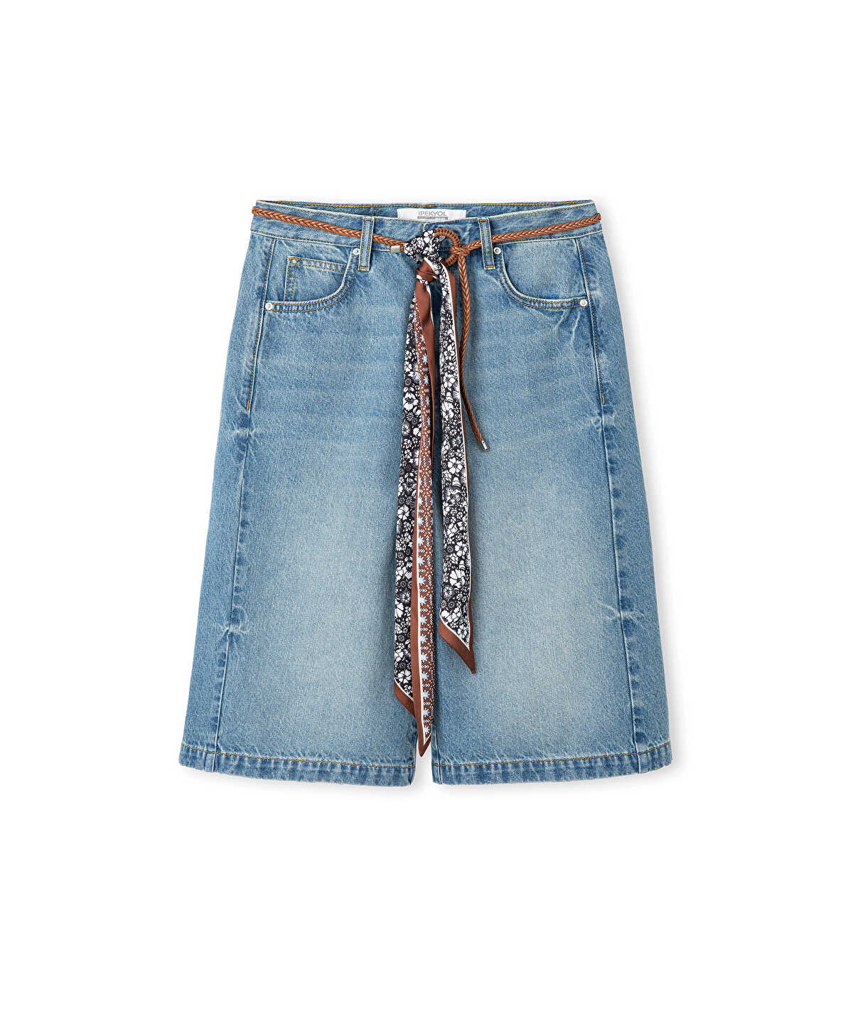 Bermuda Shorts with Belt