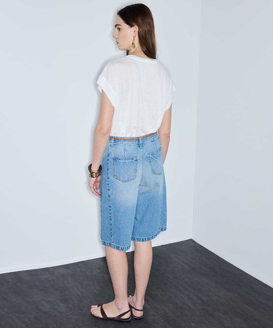 Bermuda Shorts with Belt