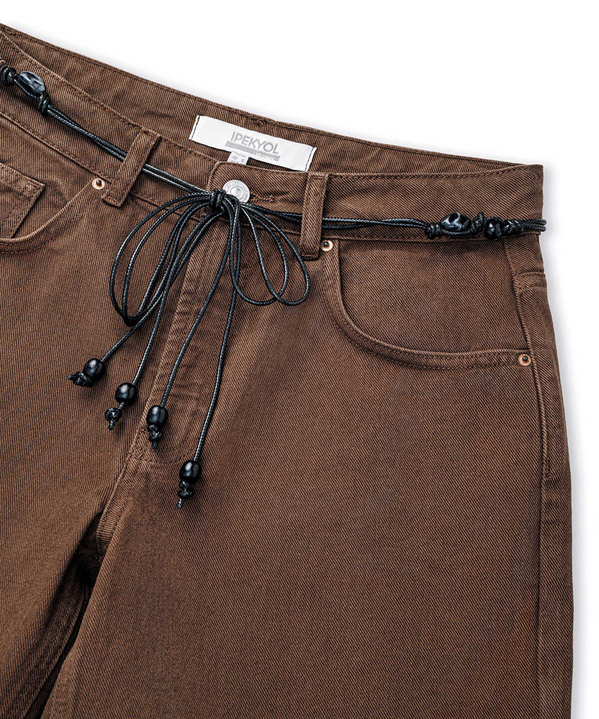 Belted Mom Fit Shorts