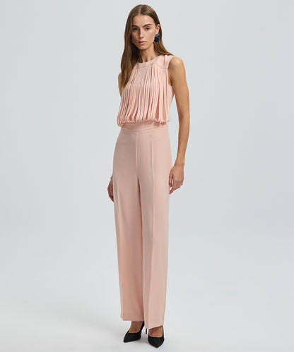 Draped Strip Jumpsuit