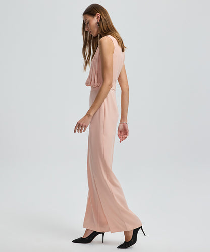 Draped Strip Jumpsuit