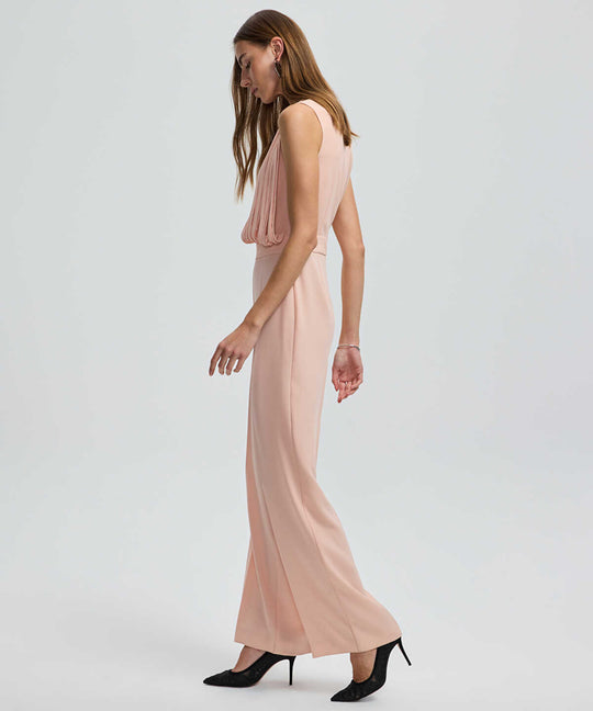 Draped Strip Jumpsuit