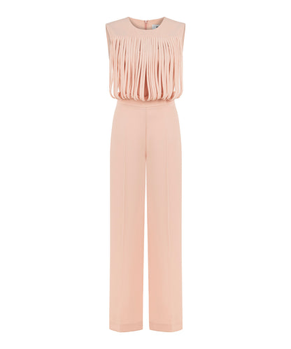 Draped Strip Jumpsuit