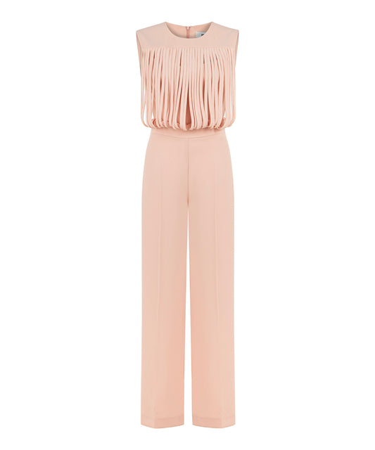 Draped Strip Jumpsuit