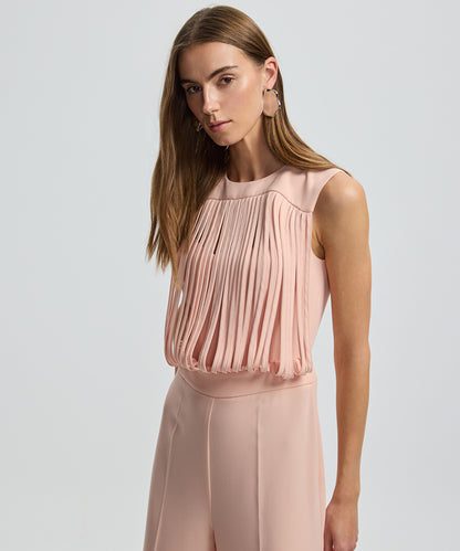 Draped Strip Jumpsuit