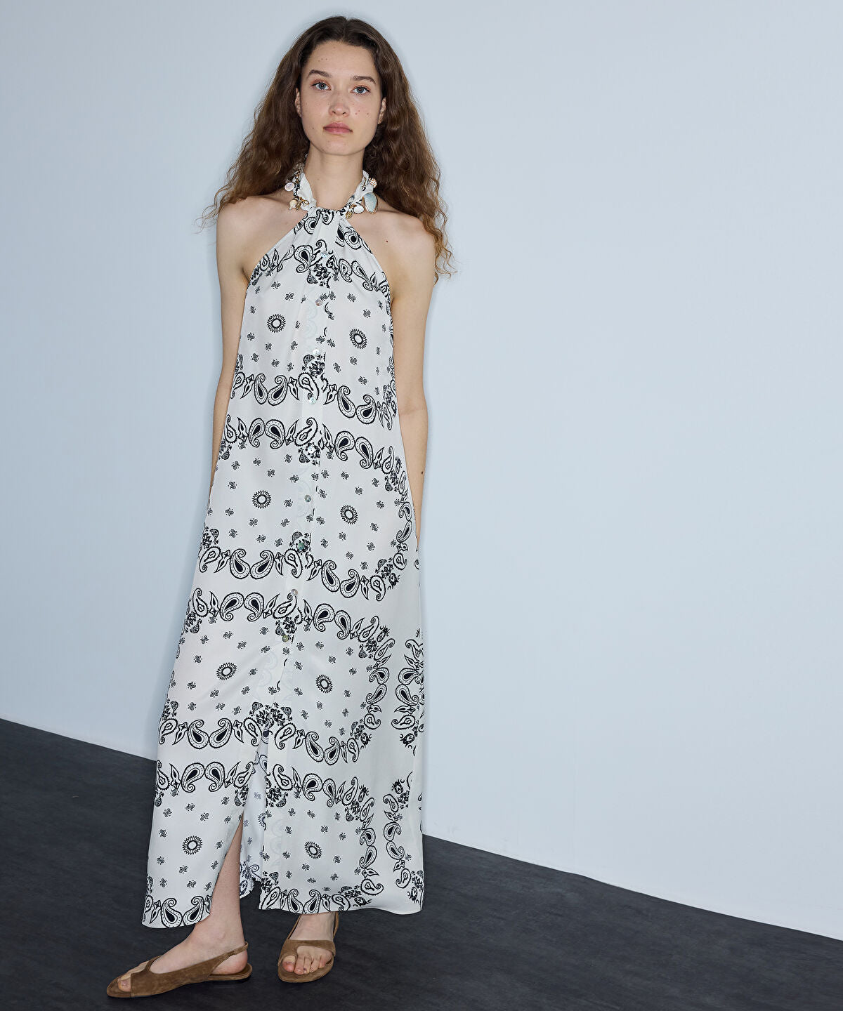 Zoomed Tunic with Seashell Embellishments