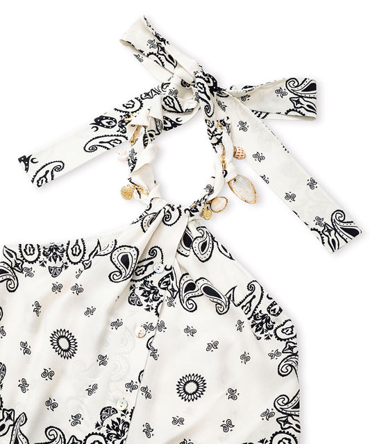 Tunic with Seashell Embellishments