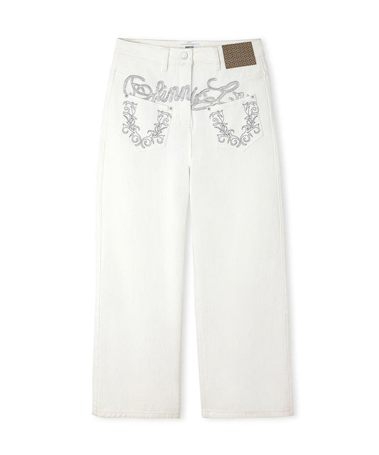 Embroidered Jeans