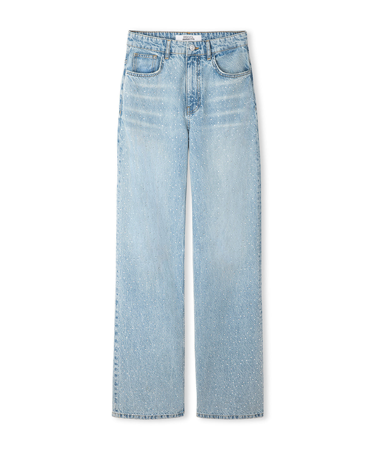 Zoomed Rhinestone Jeans