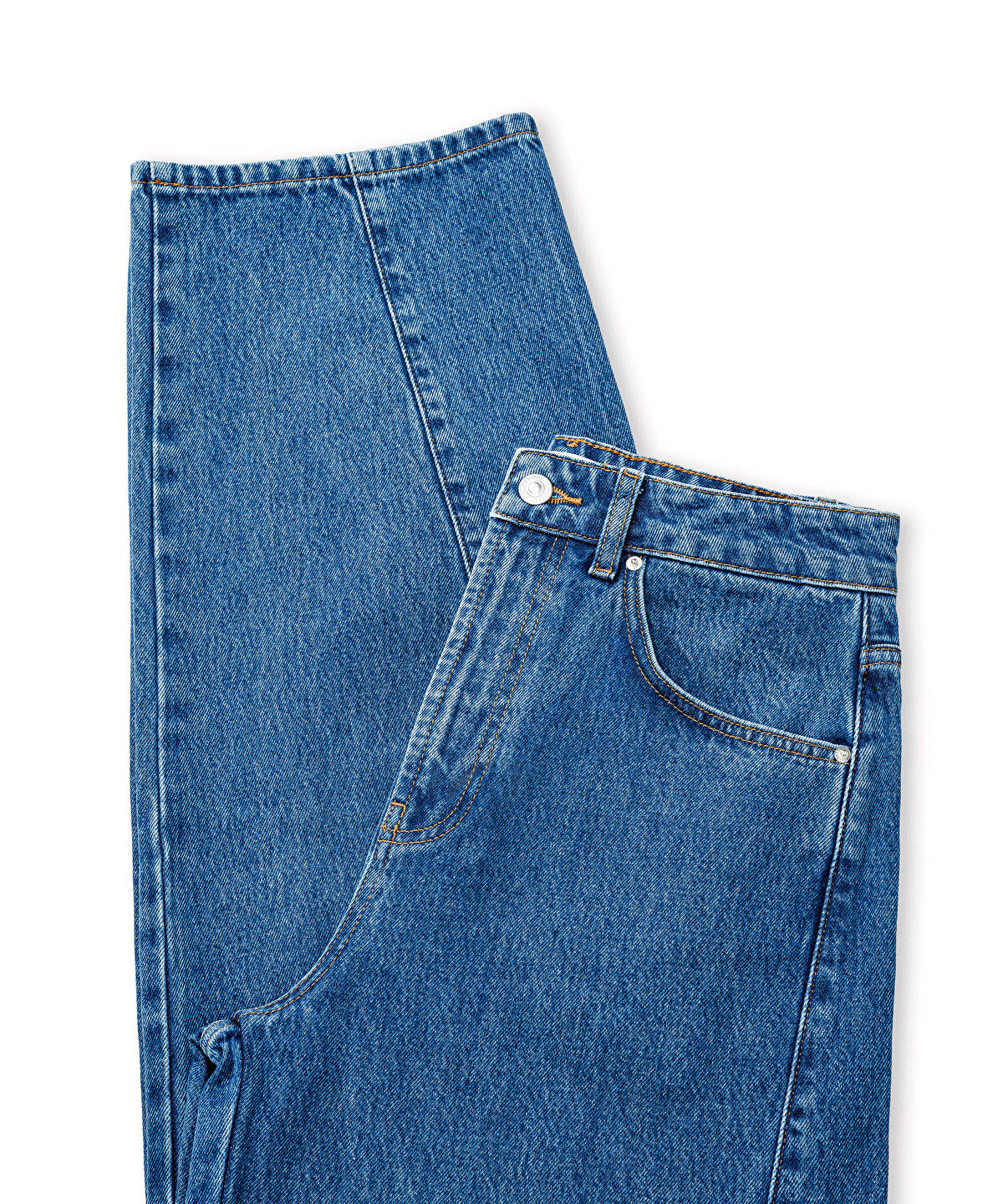 Zoomed Barrel Fit Jeans