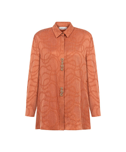 Asymmetric Embellished Shirt