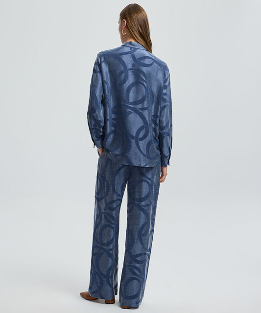 Printed Cupro Shirt