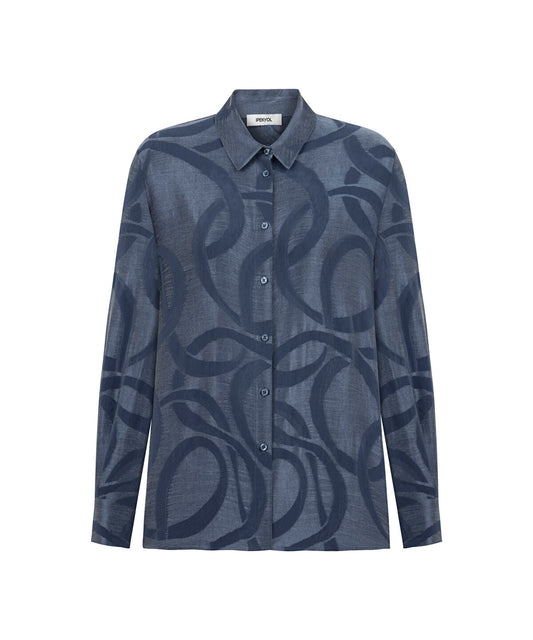 Printed Cupro Shirt