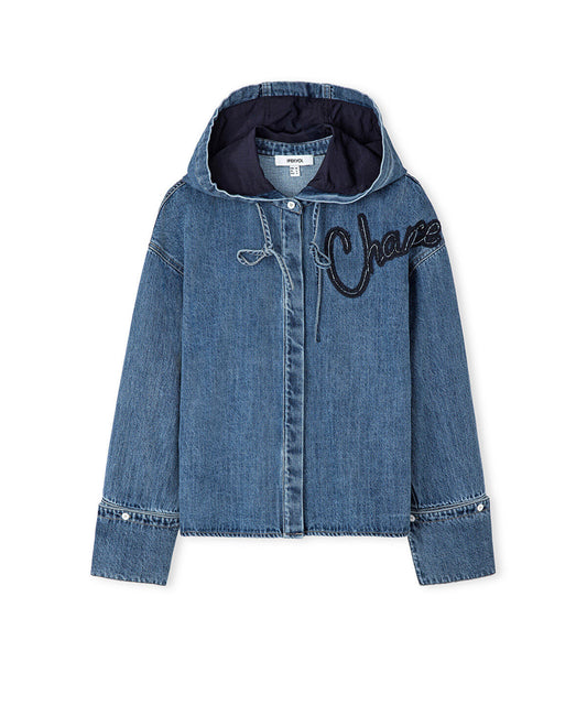 Embroidered Denim Shirt