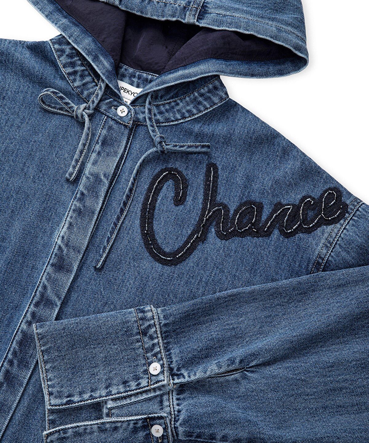 Zoomed Embroidered Denim Shirt