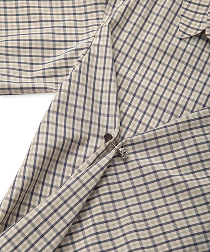 Asymmetric Plaid Shirt