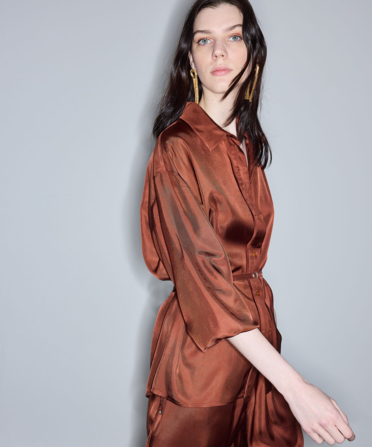 Zoomed Belted Shirt