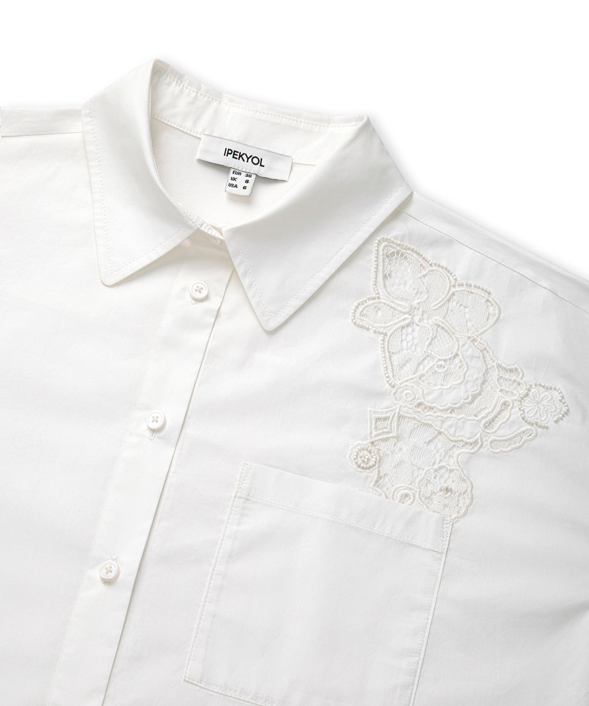 Embroidered Poplin Shirt