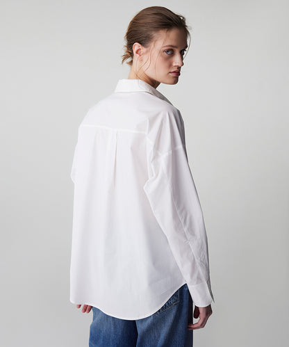 Embroidered Poplin Shirt
