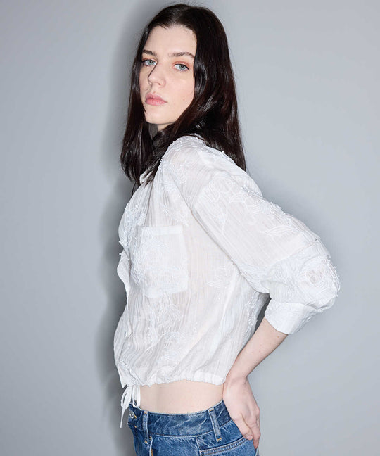 Embroidery Applique Shirt