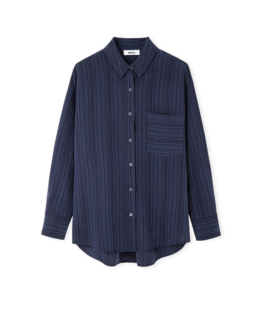 Striped Jacquard Shirt