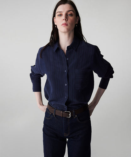 Striped Jacquard Shirt