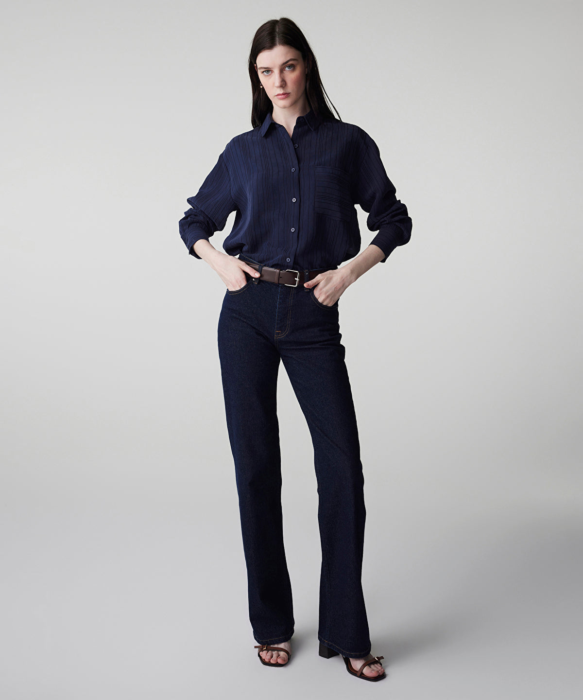 Striped Jacquard Shirt