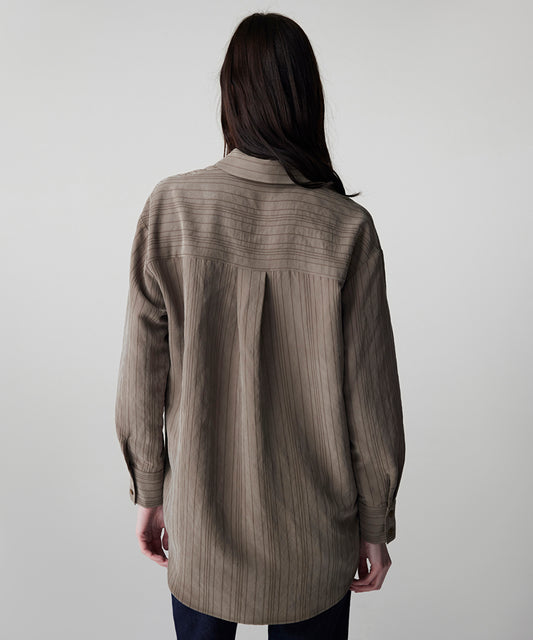 Striped Jacquard Shirt