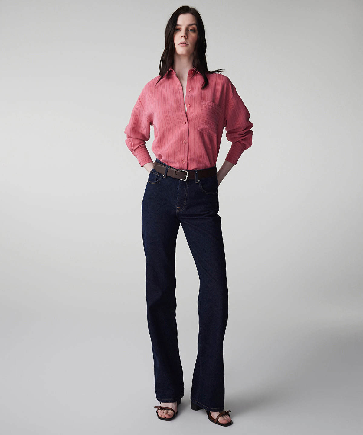 Zoomed Striped Jacquard Shirt