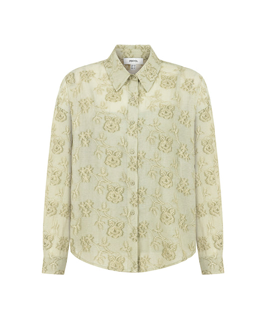 Floral Embroidered Shirt