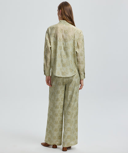 Floral Embroidered Shirt