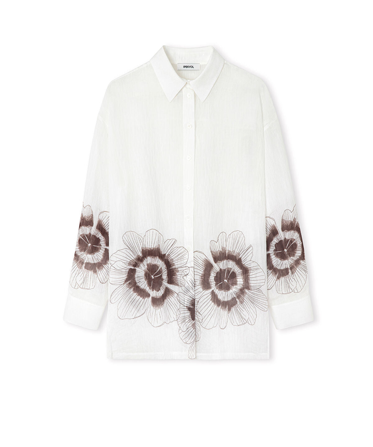 Zoomed Textured Printed Shirt