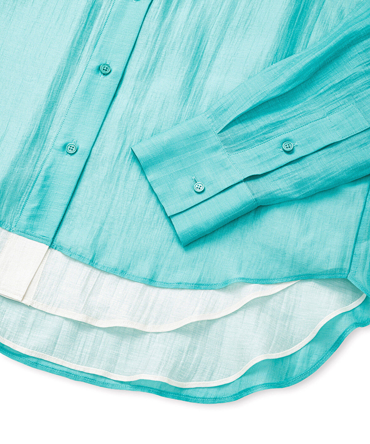 Zoomed Layered Relaxed-Fit Shirt
