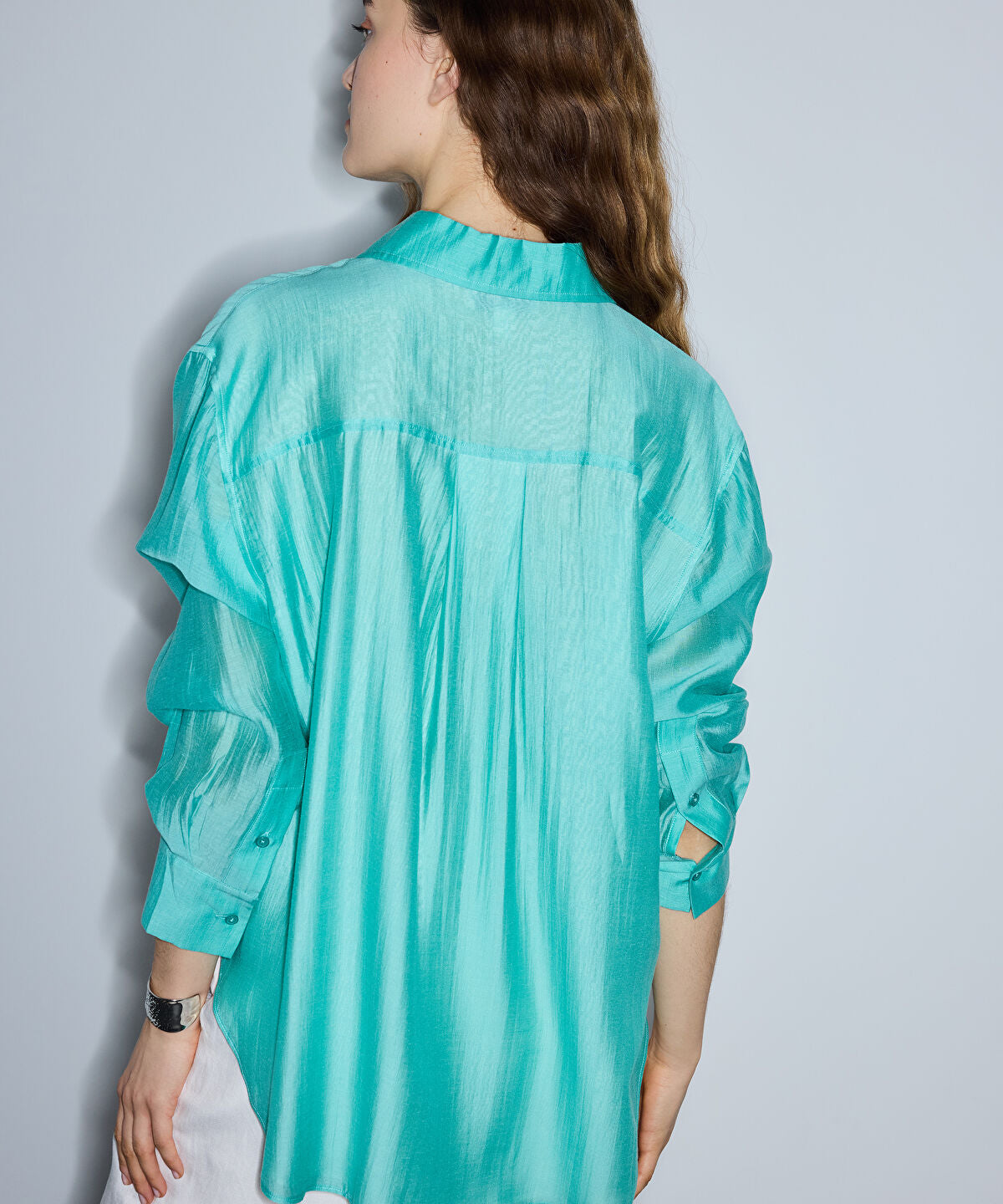 Zoomed Layered Relaxed-Fit Shirt