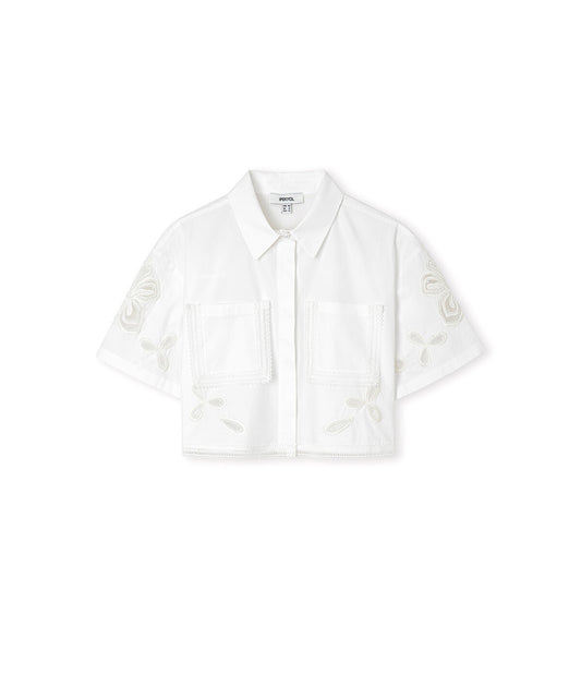 Beaded and Embroidered Shirt