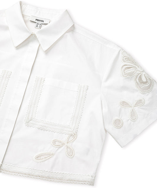 Beaded and Embroidered Shirt